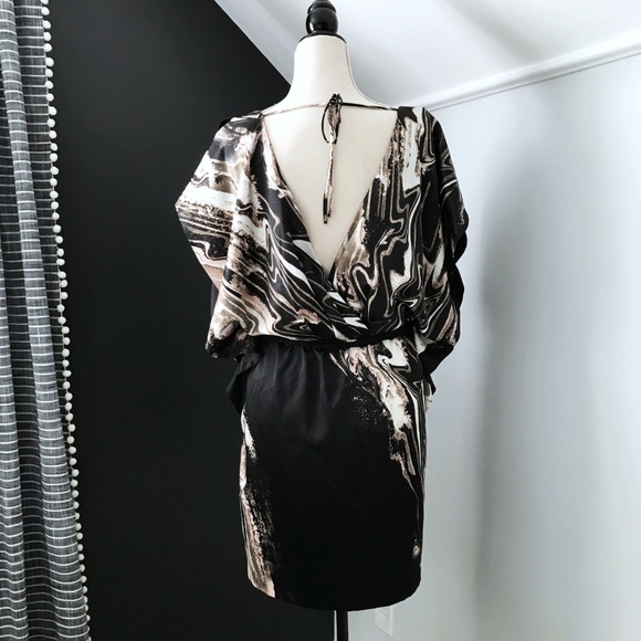 backless kimono dress